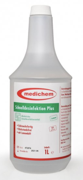 medichem Schnelldesinfektion plus Lemon 1L