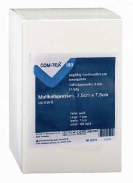 COM-TeX® Unsterile Mullkompressen 5x5 cm