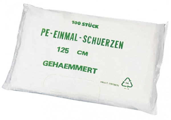 PE-Einmal-Schürzen 125cm