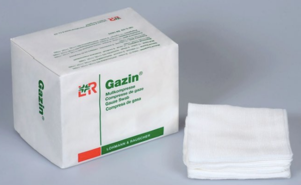 Lohmann&Rauscher Kompresse Gazin 10x10 cm steril