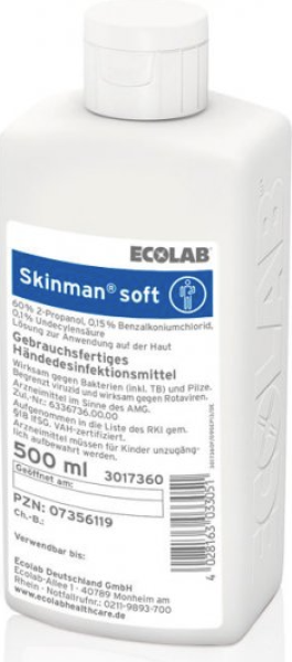 Ecolab Händedesinfektion Skinman® soft 500ml
