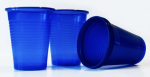 Farbiger Laborbecher blau
