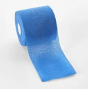 COM-TeX® Haftbinden - glatt und farbig blau 8cm